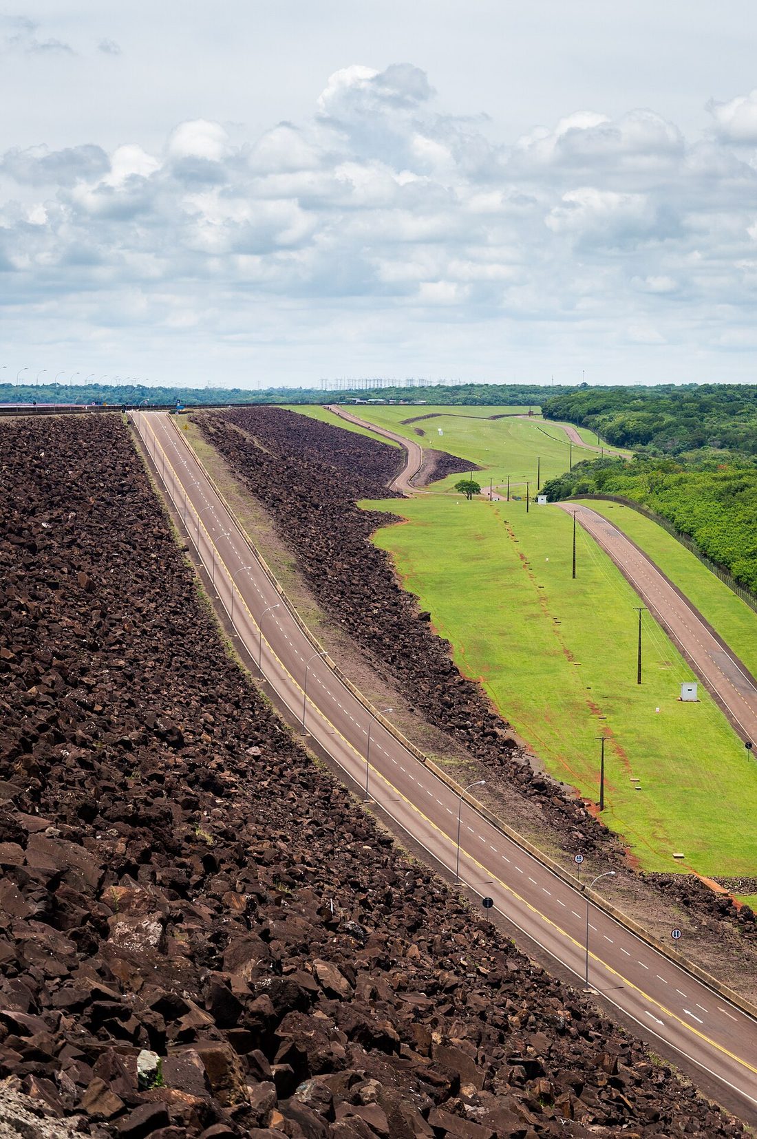 Usina Hidrelétrica de Itaipu, na fronteira do Brasil com o Paraguai