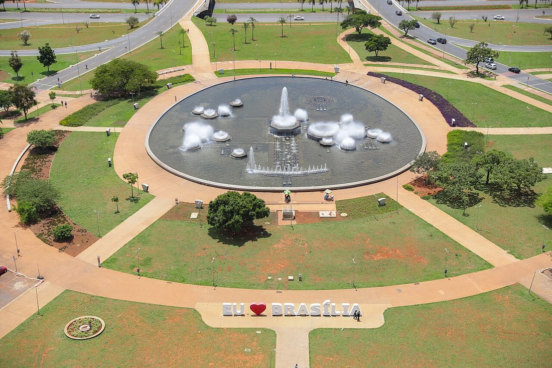 Vista do alto da Torre de TV de Brasília