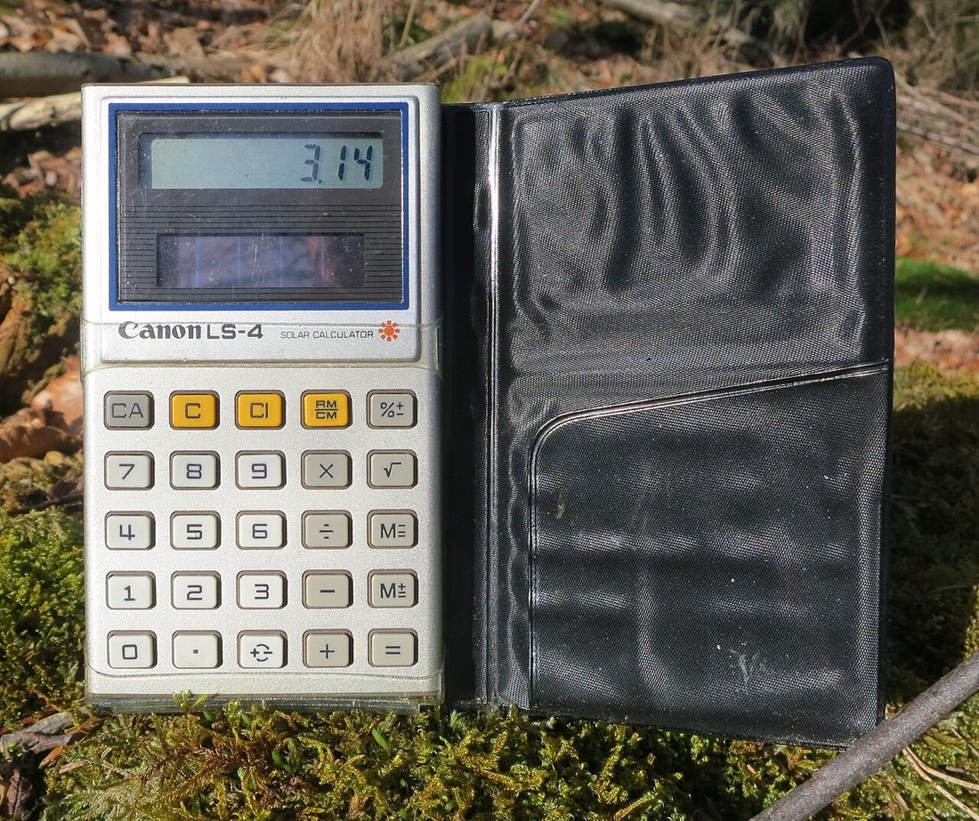 Calculadora de bolso solar