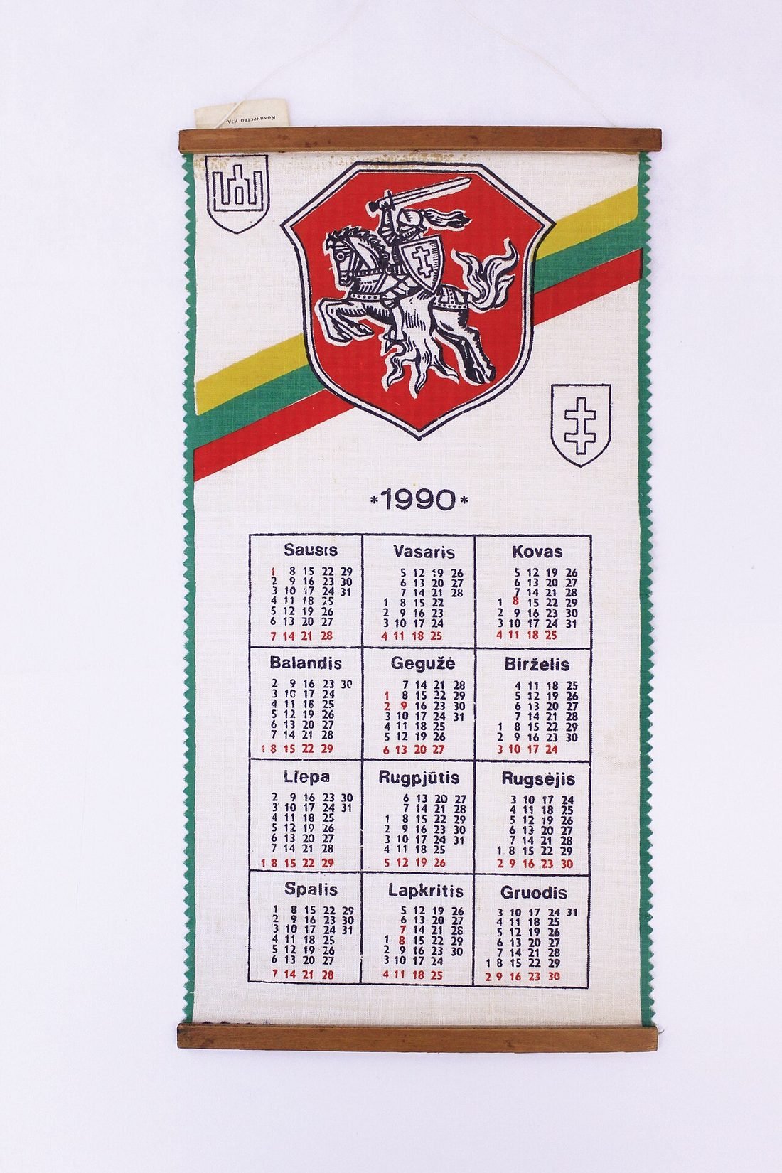 Calendário de parede