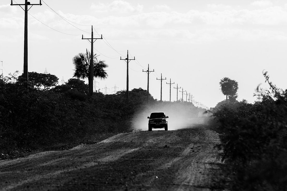 Estrada Parque no Pantanal, em Mato Grosso do Sul