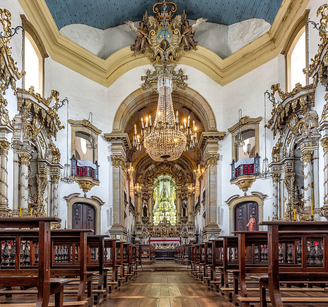 Altar da Igreja de Nossa Senhora do Carmo, em Ouro Preto
